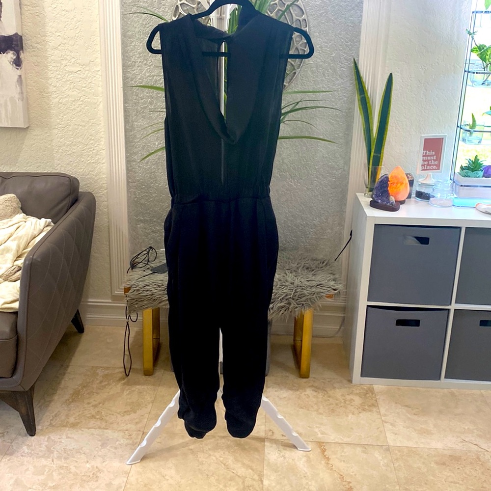 Black Satin Romper 🖤🖤🖤